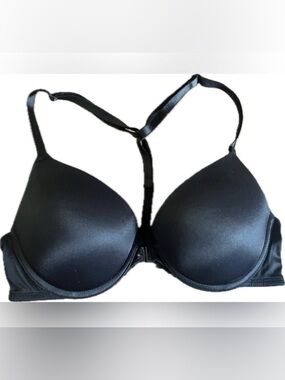 PINK Victoria's Secret Black Push Up Bra. Size 34B. Excellent condition.